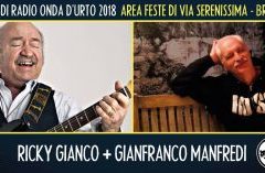 Domenica 12 agosto 2018: Ricky Gianco + Gianfranco Manfredi.